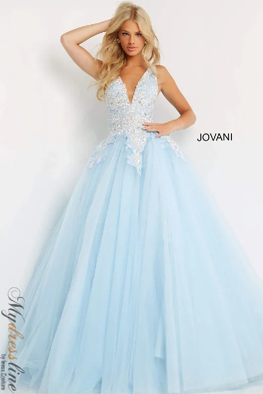 Formal dresses with wrap - around styles and beaded belts for a customized fitJovani 06808 Formal dresses with wrap - around styles and beaded belts for a customized fitJovani 06808