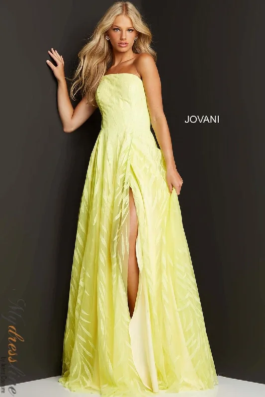 Formal dresses with high - low hems and floral embroidery for a unique prom styleJovani 07251 Formal dresses with high - low hems and floral embroidery for a unique prom styleJovani 07251