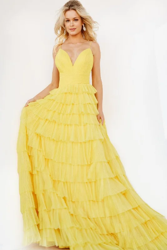 Sleeveless bodycon dress for summer partiesJovani 08480 Long Tiered Skirt Prom Ball Gown Sleeveless bodycon dress for summer partiesJovani 08480 Long Tiered Skirt Prom Ball Gown