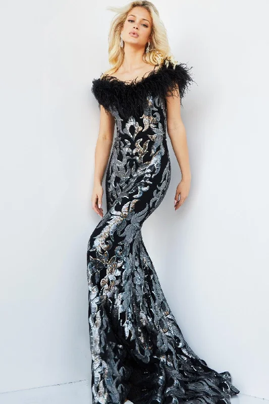 Sheath - style bodycon dress for a sophisticated office lookJovani 22346 Long Off Shoulder Mermaid Prom Dress Sheath - style bodycon dress for a sophisticated office lookJovani 22346 Long Off Shoulder Mermaid Prom Dress