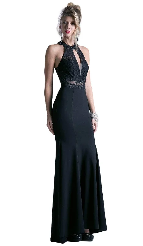 Prom dresses with gathered skirts and crystal - encrusted belts for a luxurious promLadivine CF102 - Beaded Lace Halter Fitted Dress Prom dresses with gathered skirts and crystal - encrusted belts for a luxurious promLadivine CF102 - Beaded Lace Halter Fitted Dress