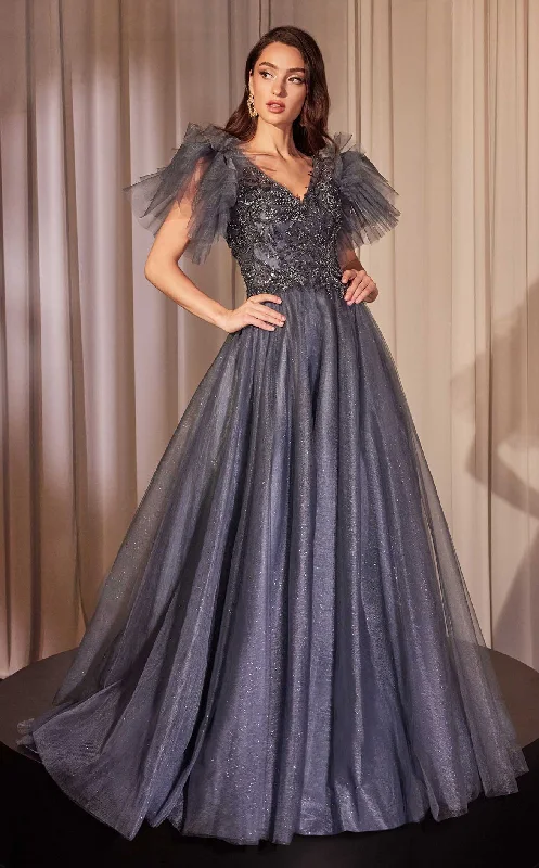 Formal dresses with wrap - around styles and beaded belts for a customized fitLadivine CM359 Dress Formal dresses with wrap - around styles and beaded belts for a customized fitLadivine CM359 Dress