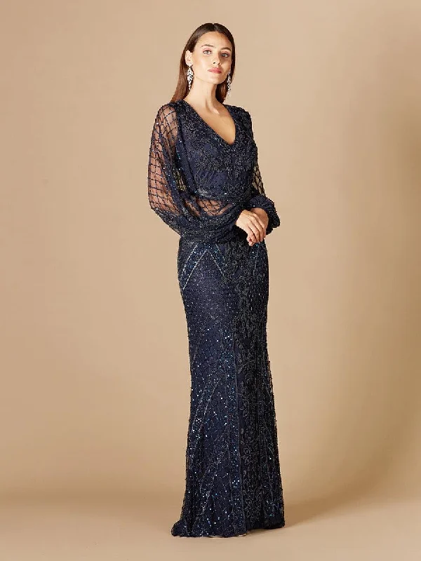 Bodycon dress with a halter neckLara Dresses 29366 Long Flutter Sleeves Evening Dress Bodycon dress with a halter neckLara Dresses 29366 Long Flutter Sleeves Evening Dress