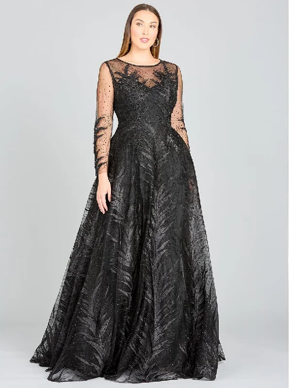Bodycon dress made of cotton for a breathable optionLara Dresses 29761 High Neck Long Sleeve Evening Gown Bodycon dress made of cotton for a breathable optionLara Dresses 29761 High Neck Long Sleeve Evening Gown