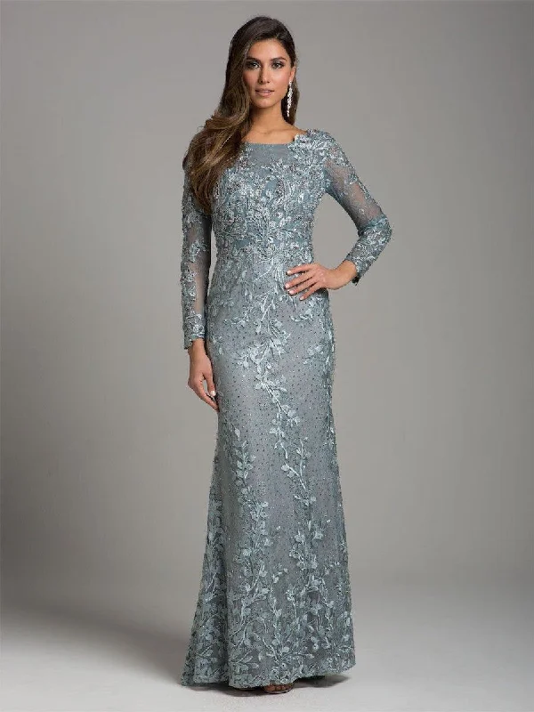 Bodycon dress for a date night​Lara Dresses 29924 Long Sleeve Embellished Evening Gown