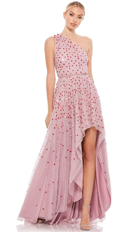 Sheath formal dresses with metallic thread detailing for a modern promMac Duggal 10825 - Sequined Evening Gown | Couture Candy Sheath formal dresses with metallic thread detailing for a modern promMac Duggal 10825 - Sequined Evening Gown | Couture Candy