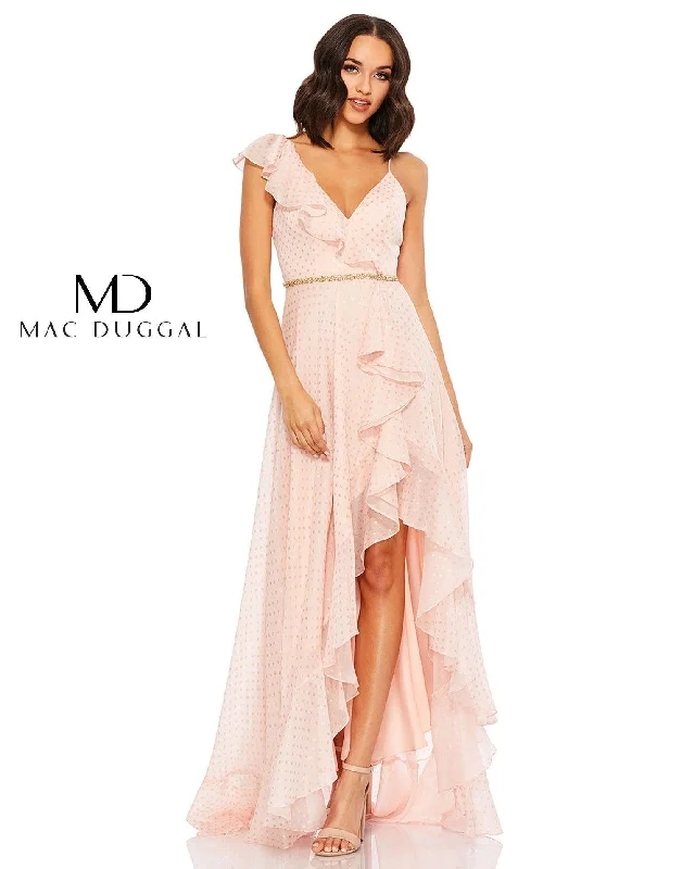 Bodycon dress for a date night​Mac Duggal 49330 High Low Formal Prom Dress Sale