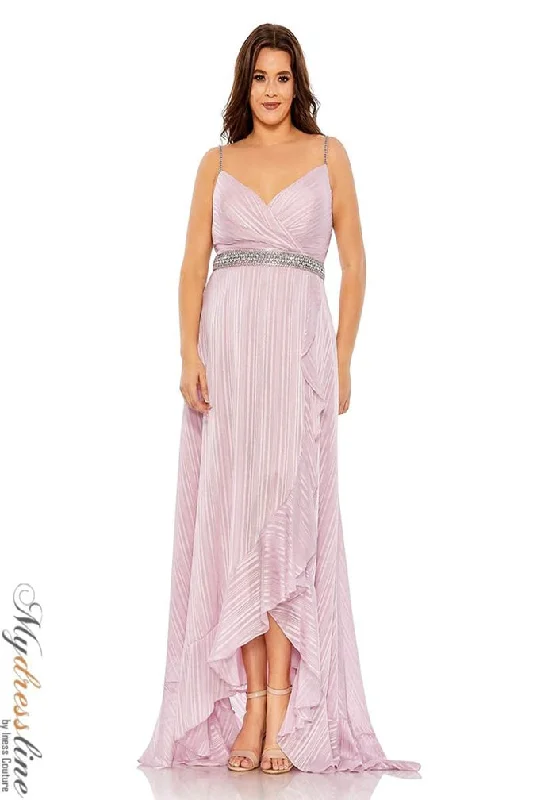 Formal dresses with gathered bodices and wide - leg skirts for a comfortable and stylish silhouetteMac Duggal 49579 Formal dresses with gathered bodices and wide - leg skirts for a comfortable and stylish silhouetteMac Duggal 49579