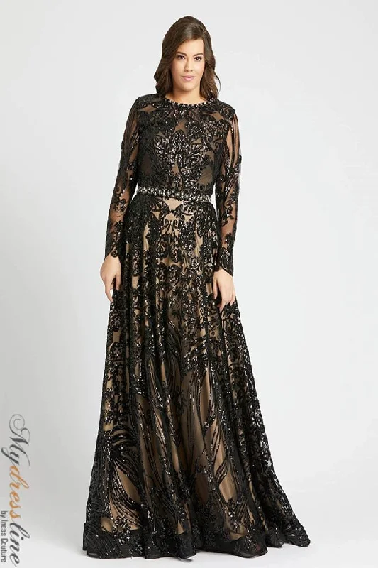 Formal dresses with tassel - adorned belts and tiered skirts for a stylish and festive formal eventMac Duggal 67148
