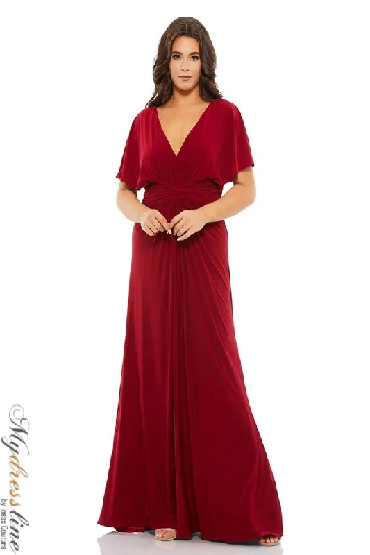 Prom dresses with lace - trimmed hems and off - the - shoulder necklines for a delicate lookMac Duggal 67916 Prom dresses with lace - trimmed hems and off - the - shoulder necklines for a delicate lookMac Duggal 67916