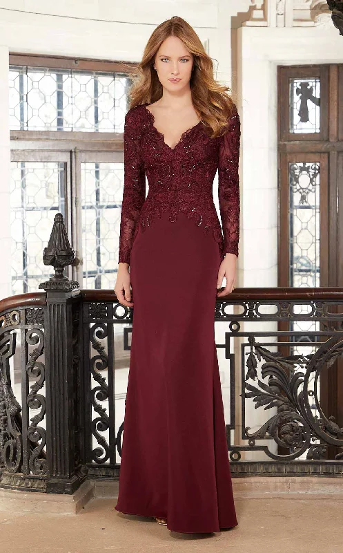 Formal dresses with abstract print panels and rhinestone embellishments for a unique formal eventMGNY 72611 Dress Formal dresses with abstract print panels and rhinestone embellishments for a unique formal eventMGNY 72611 Dress