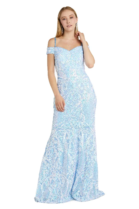Bodycon dress with a scalloped edgeMorgan & Co 13005 Long Off Shoulder Prom Formal Dress Bodycon dress with a scalloped edgeMorgan & Co 13005 Long Off Shoulder Prom Formal Dress