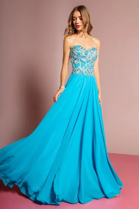 Bodycon dress with a thigh - high slitProm Strapless Sweetheart Chiffon Evening Long Gown Sale Bodycon dress with a thigh - high slitProm Strapless Sweetheart Chiffon Evening Long Gown Sale