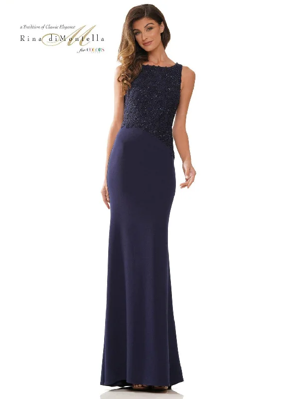 Bodycon dress made of jersey for a casual lookRina di Montella 2765 Long Sleeveless Formal Dress Bodycon dress made of jersey for a casual lookRina di Montella 2765 Long Sleeveless Formal Dress