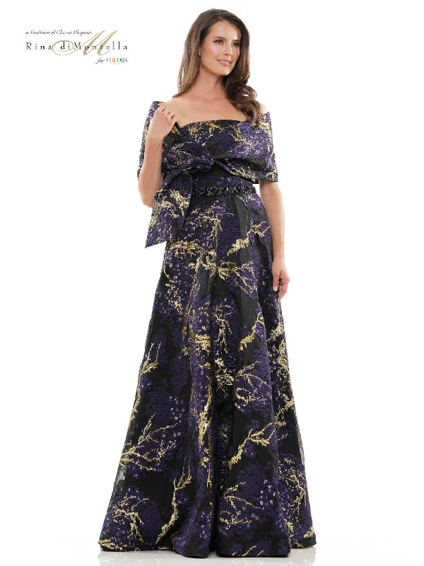 Bodycon dress with a metallic finishRina di Montella RD2953 Long Formal Evening Dress Bodycon dress with a metallic finishRina di Montella RD2953 Long Formal Evening Dress