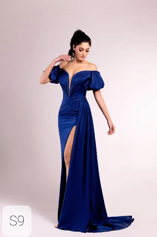 Strapless formal dresses with tulle skirts for a classic prom lookSara Badr S9
