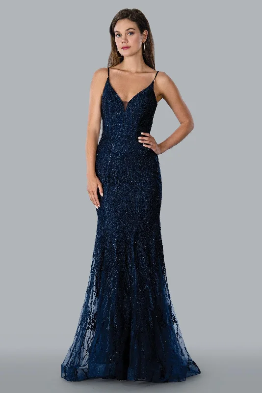 Gothic - style party dresses for a dark and mysterious look​Stella Couture 23140 Sexy Long Prom Gown