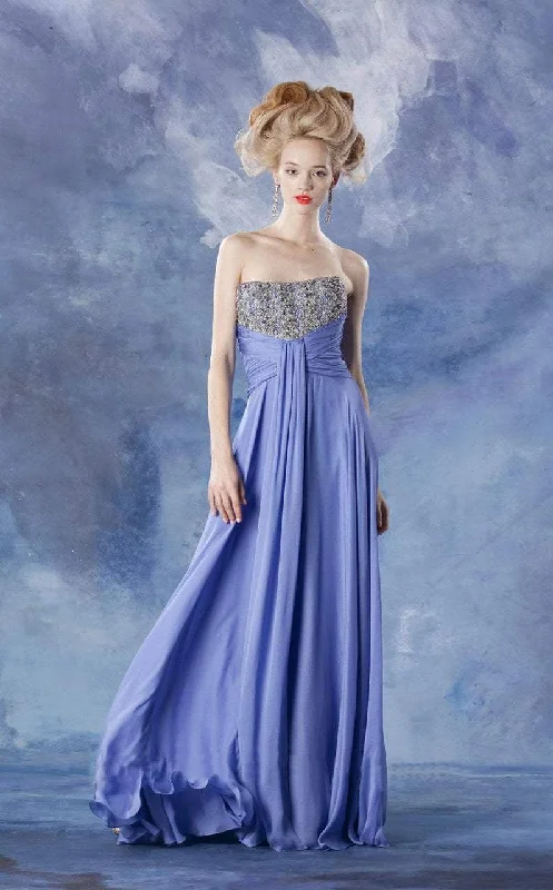 Formal dresses with one - shoulder ruffled straps and sequined bodices for a trendy and eye - catching lookTheia - Strapless Embellished Dress 881666 Formal dresses with one - shoulder ruffled straps and sequined bodices for a trendy and eye - catching lookTheia - Strapless Embellished Dress 881666