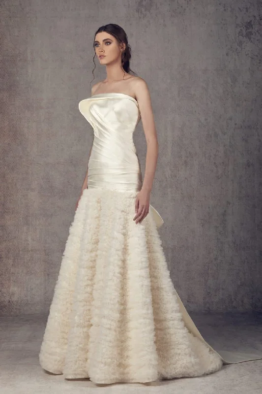 Formal dresses with side - slit pockets and beaded accents for a practical and stylish formal eventZiad Germanos WA0117 Formal dresses with side - slit pockets and beaded accents for a practical and stylish formal eventZiad Germanos WA0117