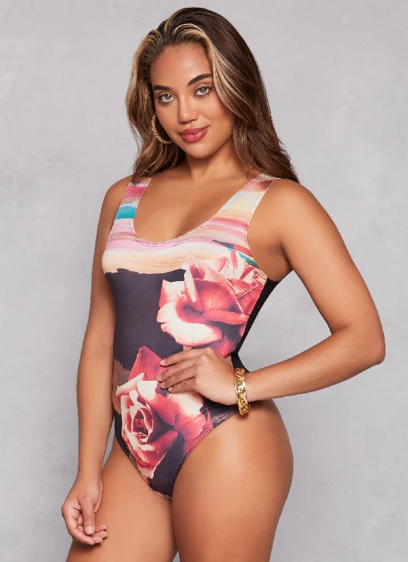 Printed Bodysuits with Floral Patterns for a Feminine VibePrinted Scoop Neck Sleeveless Bodysuit Printed Bodysuits with Floral Patterns for a Feminine VibePrinted Scoop Neck Sleeveless Bodysuit