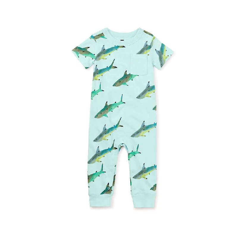 Women's Sleeveless Backless One - Pieces in Black with Cut - Out Details for a Sexy Beach LookPocket Baby Romper - Coastal Sharks Women's Sleeveless Backless One - Pieces in Black with Cut - Out Details for a Sexy Beach LookPocket Baby Romper - Coastal Sharks