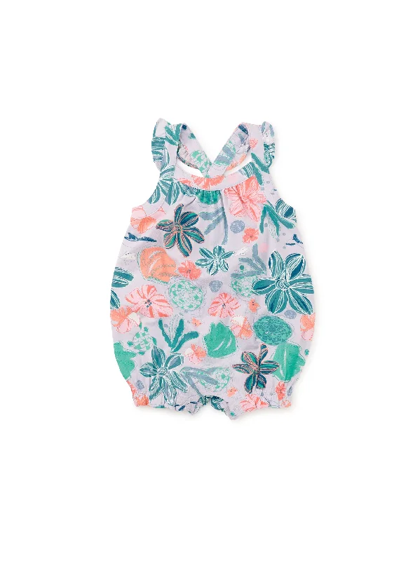 Plus Size Women's Boho - Style One - Pieces in Multicolor with Tassels for a Festival VibeCross-Back Romper - Garden Under the Sea Plus Size Women's Boho - Style One - Pieces in Multicolor with Tassels for a Festival VibeCross-Back Romper - Garden Under the Sea