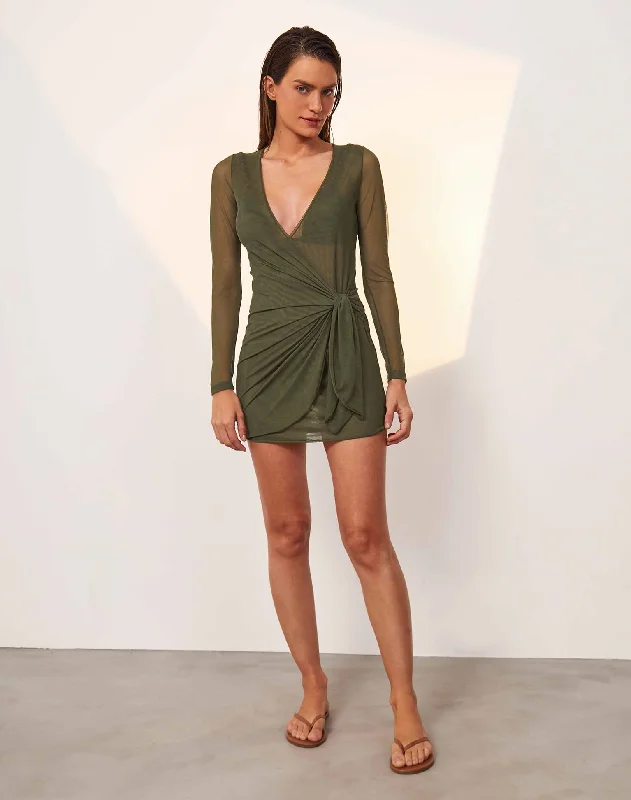 Metallic - thread cover ups for a sparkly beachside eventEmily Long Sleeve Short Cover Up - Evergreen Metallic - thread cover ups for a sparkly beachside eventEmily Long Sleeve Short Cover Up - Evergreen