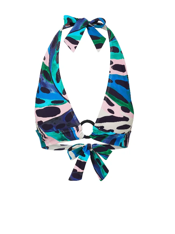 Plus Size Women's Ruffled Bikini Tops in Floral Print for a Feminine Beach LookErin Top Palm Island Plus Size Women's Ruffled Bikini Tops in Floral Print for a Feminine Beach LookErin Top Palm Island