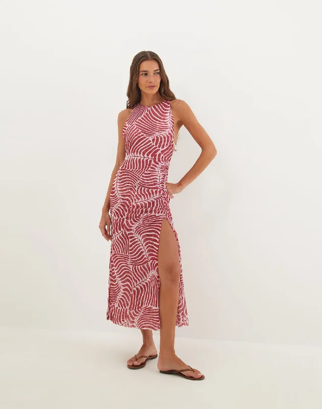 Striped cotton - blend cover ups for a classic and casual beachwearGetty Long Cover Up - Ginga Striped cotton - blend cover ups for a classic and casual beachwearGetty Long Cover Up - Ginga