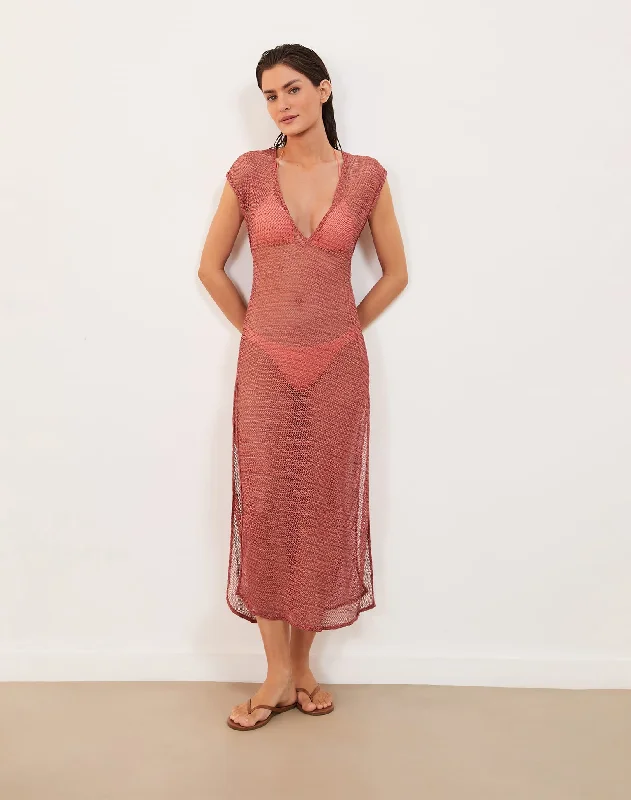 Maternity stretchy cover ups for pregnant beachgoersKimmy Long Cover Up (exchange only) - Peach Maternity stretchy cover ups for pregnant beachgoersKimmy Long Cover Up (exchange only) - Peach
