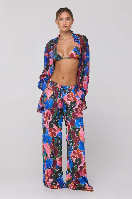 Mini - length cover ups for a more daring and youthful beach styleMonica Chiffon Blouse in Ares Mini - length cover ups for a more daring and youthful beach styleMonica Chiffon Blouse in Ares