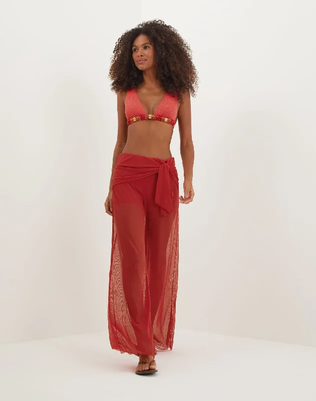 Maxi - length cover ups for a dramatic and elegant beach lookNivea Pants - Raspberry Maxi - length cover ups for a dramatic and elegant beach lookNivea Pants - Raspberry