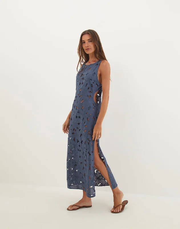 Long - sleeved cover ups for added sun protection and warmthSofia Long Cover Up Dress - Bayside Long - sleeved cover ups for added sun protection and warmthSofia Long Cover Up Dress - Bayside