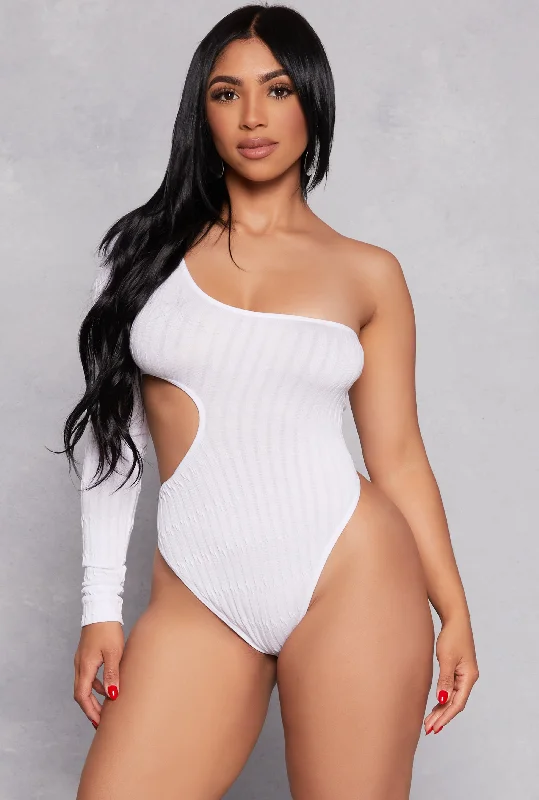 Sleeveless Bodysuits for a Cool and Casual Summer LookSeamless Cut Out One Shoulder Long Sleeve Bodysuit Sleeveless Bodysuits for a Cool and Casual Summer LookSeamless Cut Out One Shoulder Long Sleeve Bodysuit