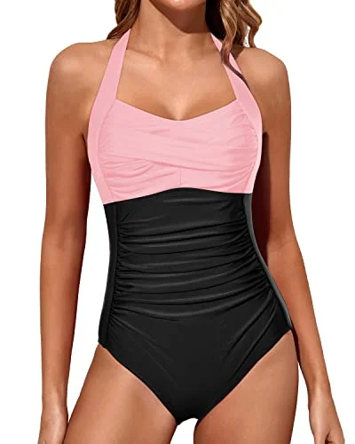 Women's Velvet One - Pieces in Emerald Green for a Luxurious and Sophisticated OccasionWomen Tummy Control One Piece Swimsuits Halter Vintage Swimwear Women's Velvet One - Pieces in Emerald Green for a Luxurious and Sophisticated OccasionWomen Tummy Control One Piece Swimsuits Halter Vintage Swimwear